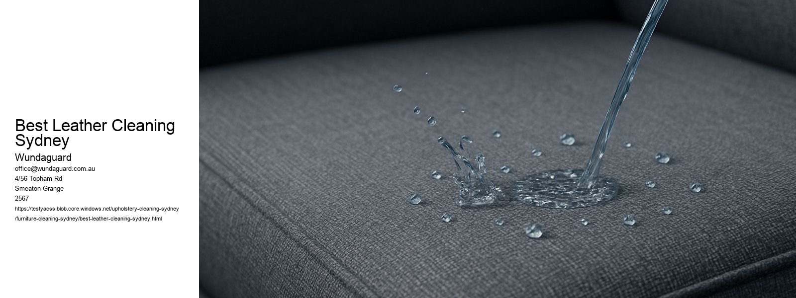 Best Leather Cleaning Sydney
