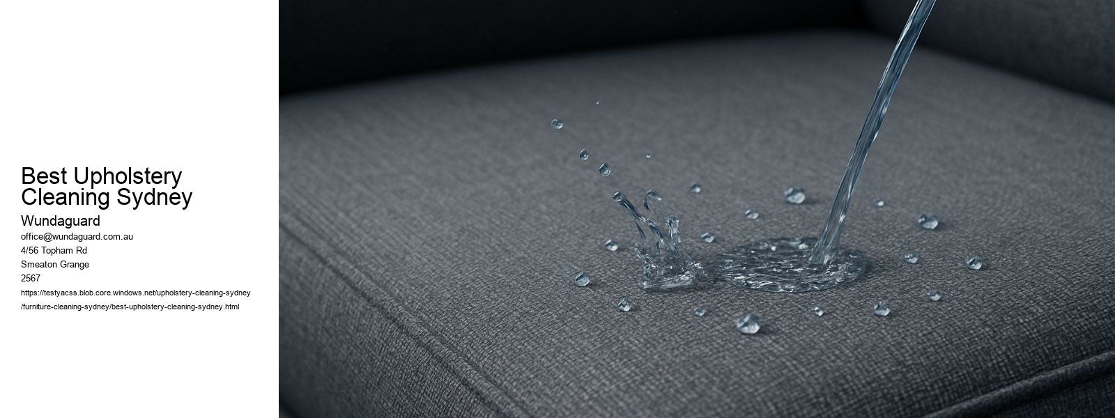 Best Upholstery Cleaning Sydney