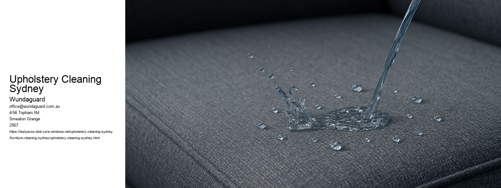 Upholstery Cleaning Sydney