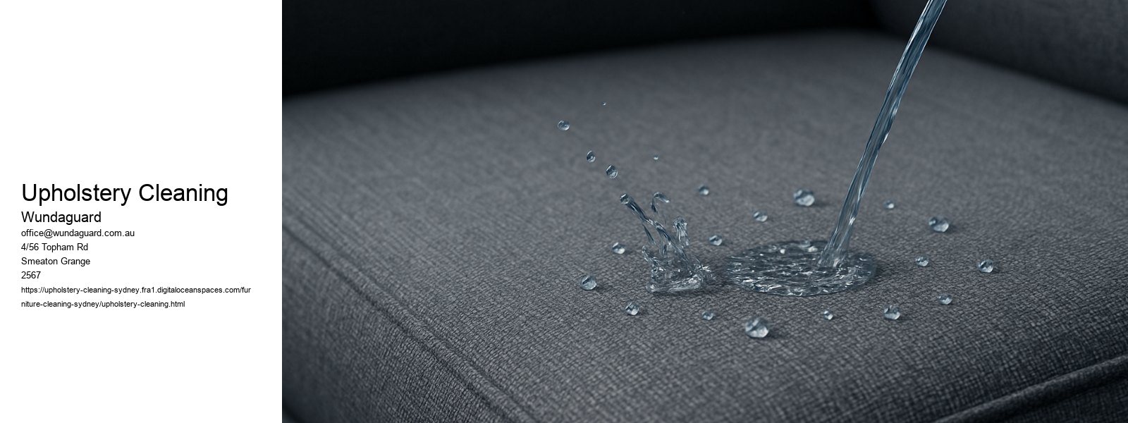 Upholstery Cleaning